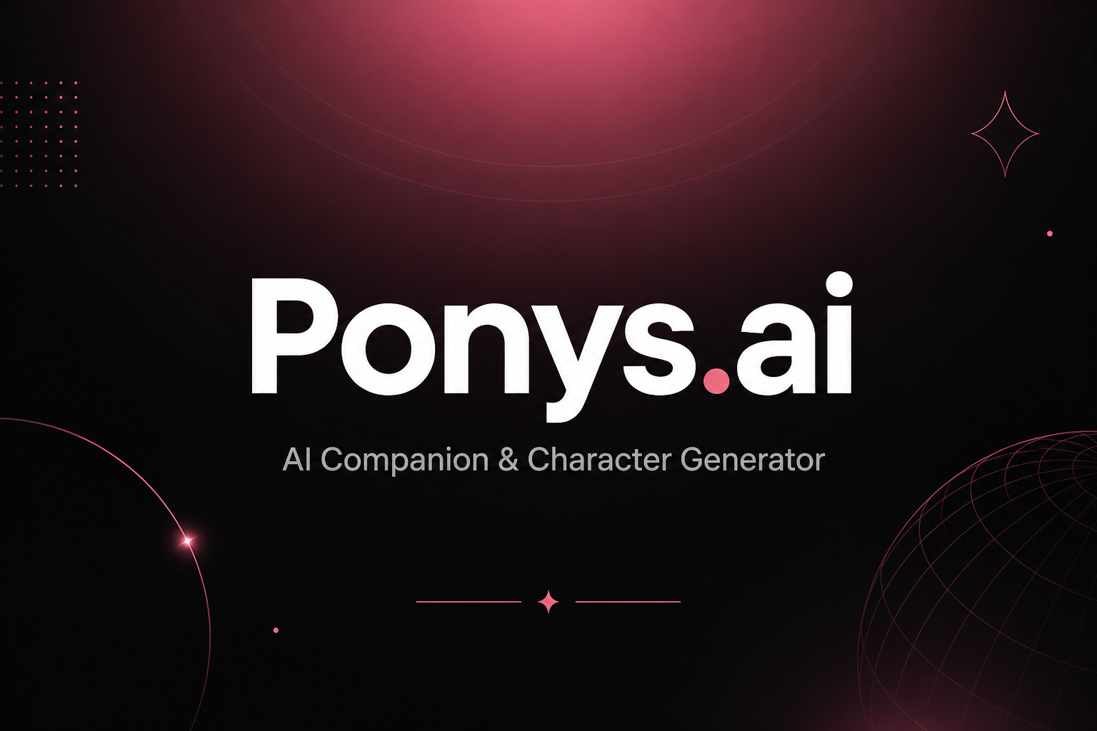 Ponys.ai Character Generator App Preview